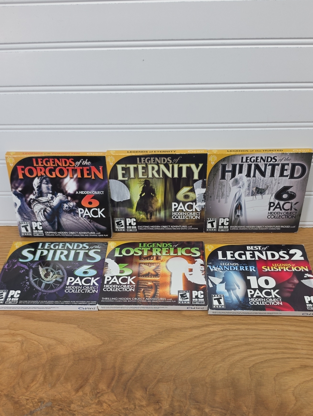 6 Assorted Legends Hidden Object Game Collections